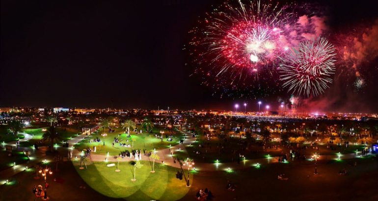 أحتفالات أهالي الرياض بعيد الفطر المبارك في 8 حدائق وساحات