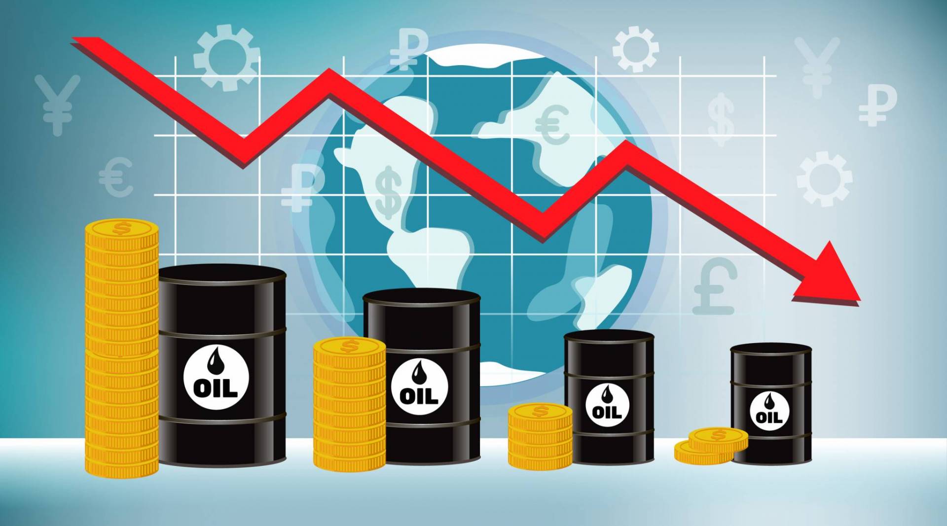 تراجع أسعار النفط والذهب في المعاملات المبكرة اليوم